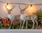 Ornativity Gold Glitter Christmas Reindeer - Holiday Party Deer Figurine Statues Dinner Tabletop Decorations Centerpiece - Pack of 2